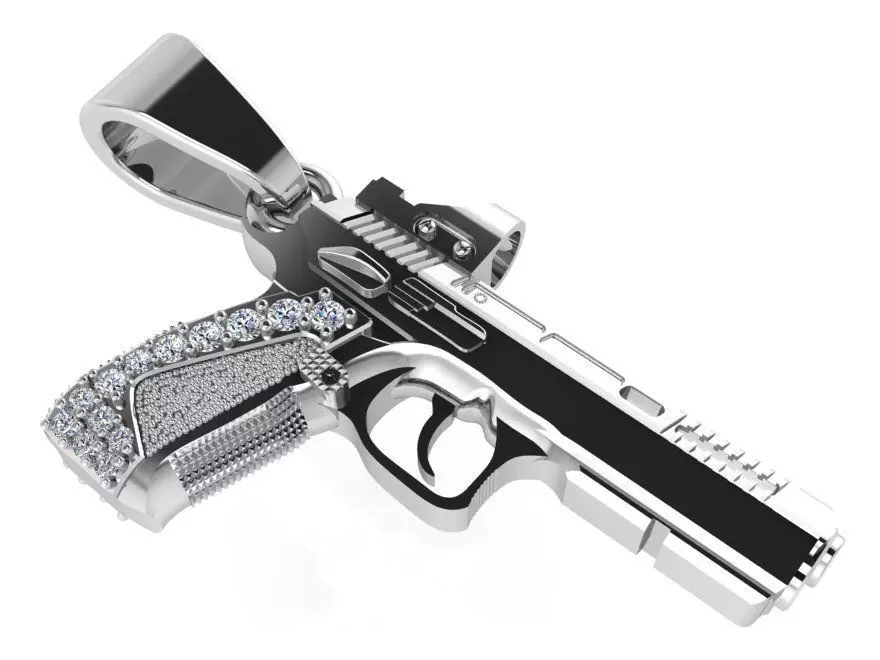 Weapon Pendant 2523 3D print model 3D print model_0