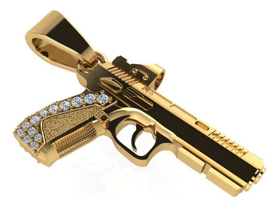 Weapon Pendant 2523 3D print model 3D print model_1