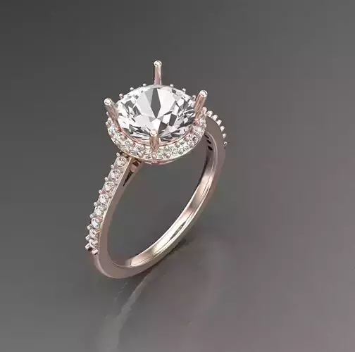 Solitaire Wedding Engagement Women Ring
