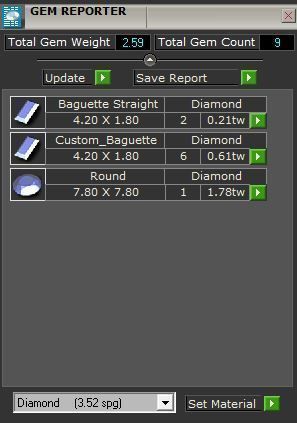 Big Diamond stone ring 2524 3D print model 3D print model_8