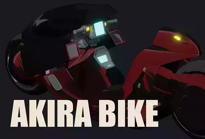 Akira Bike 3D model