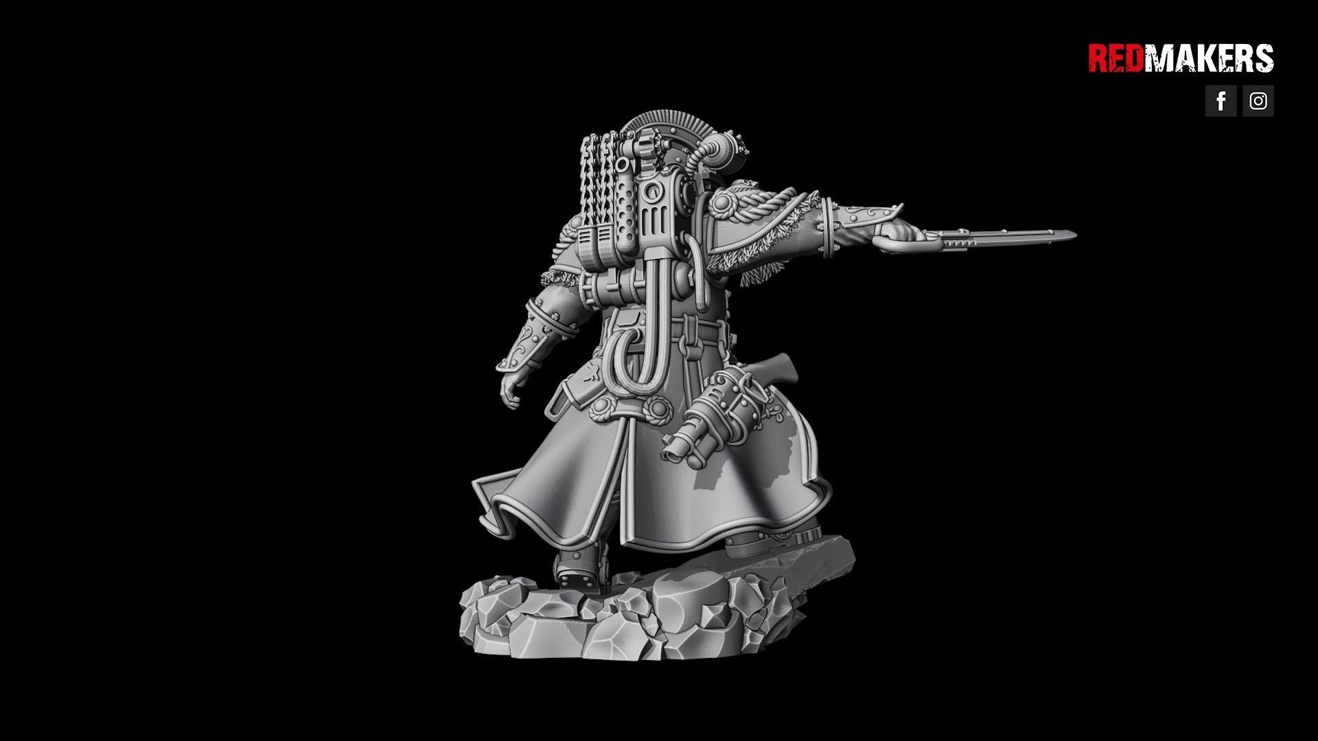 Solar Guard - Officer of the Imperial Force 3D print model_15