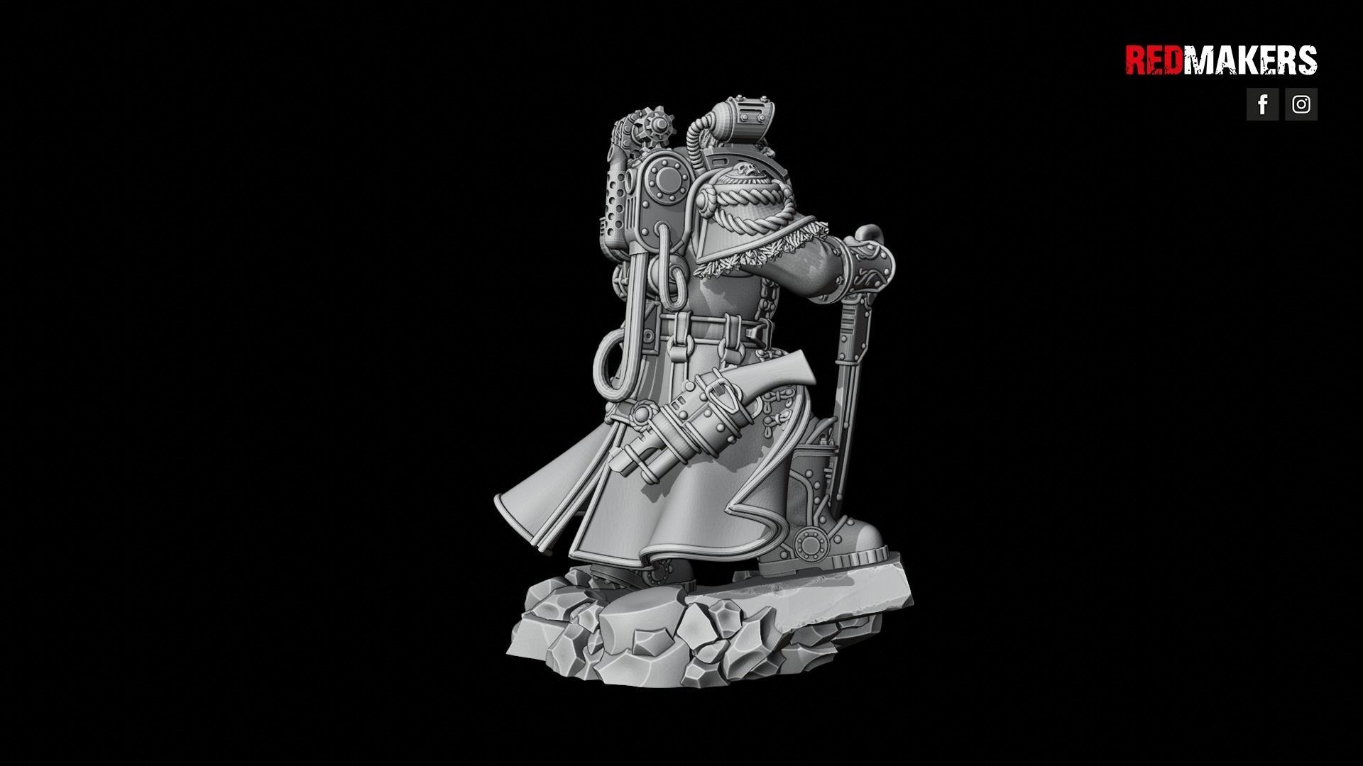 Solar Guard - Officer of the Imperial Force 3D print model_11