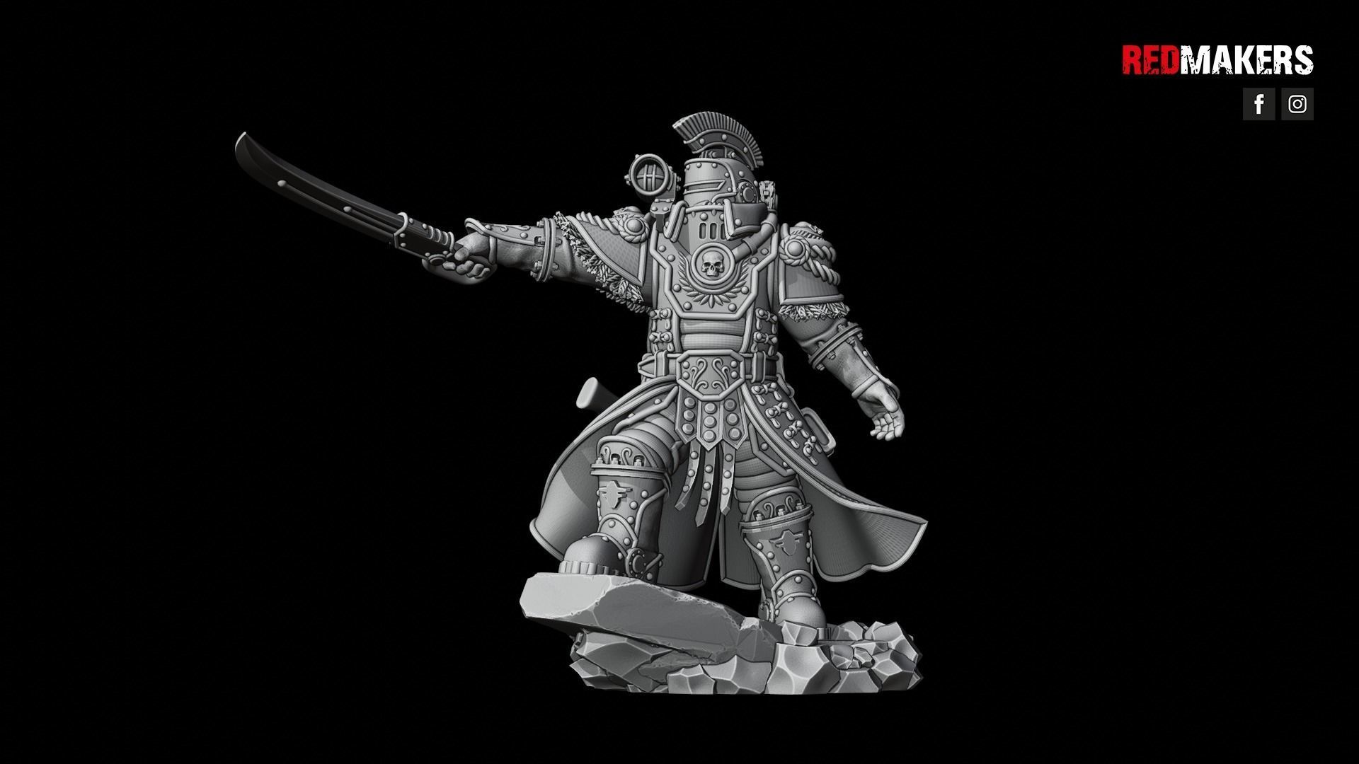 Solar Guard - Officer of the Imperial Force 3D print model_14