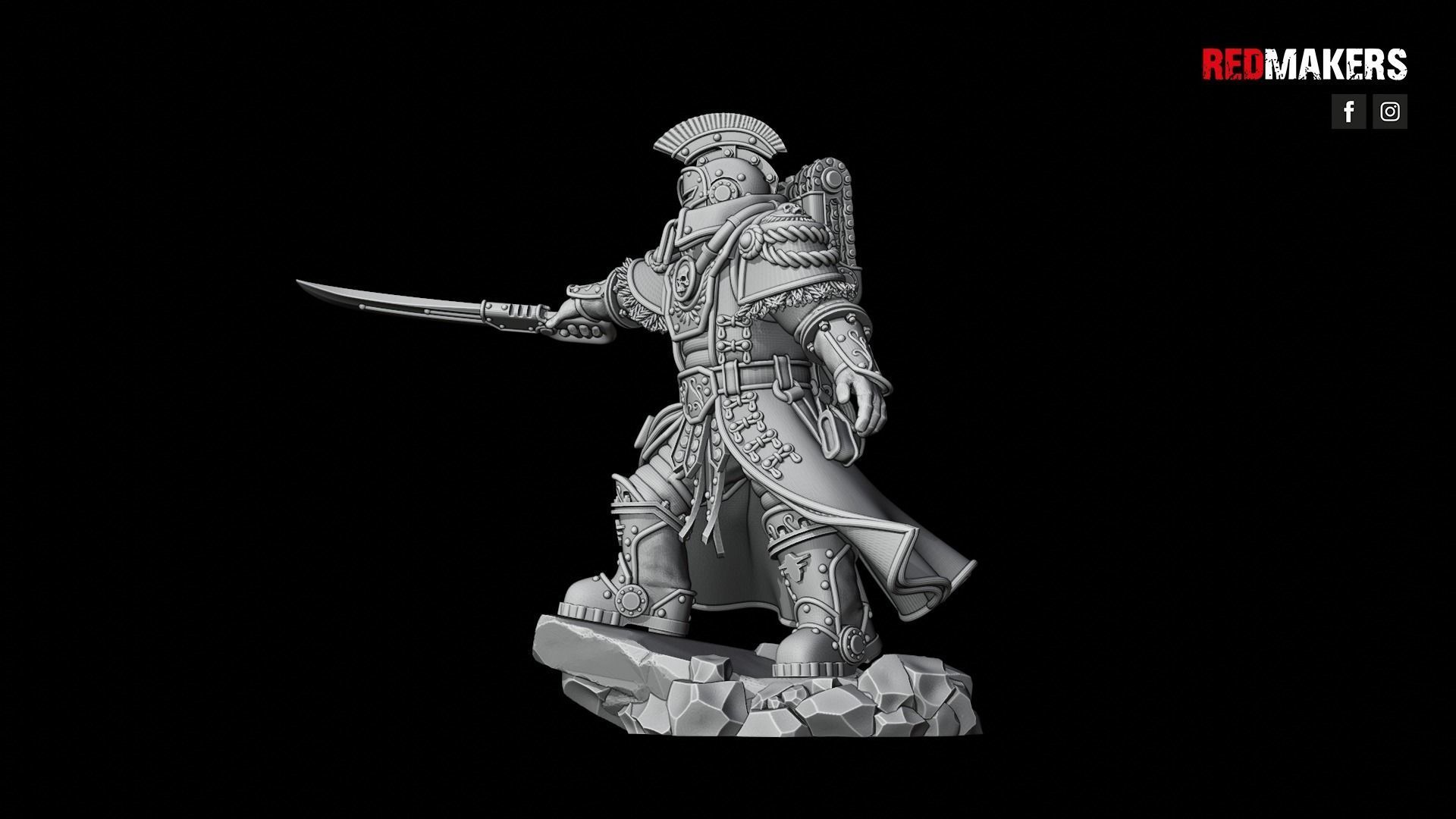 Solar Guard - Officer of the Imperial Force 3D print model_16