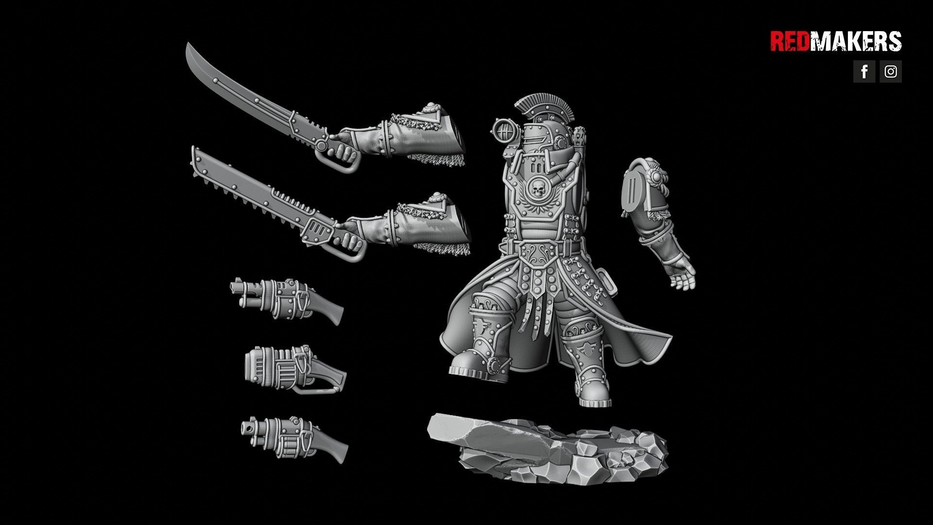 Solar Guard - Officer of the Imperial Force 3D print model_17