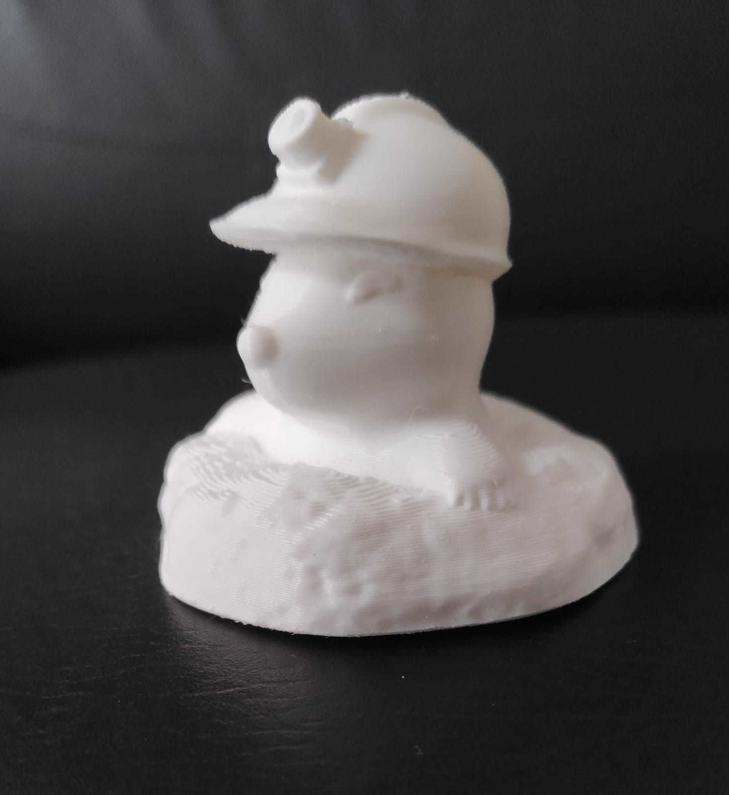 Mole with Helmet 3D print model_5