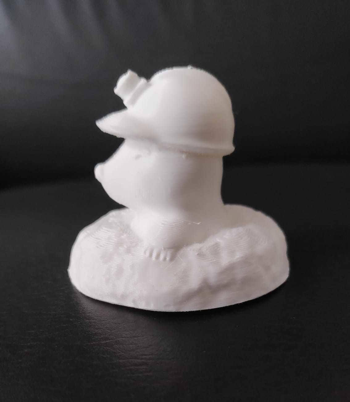Mole with Helmet 3D print model_6