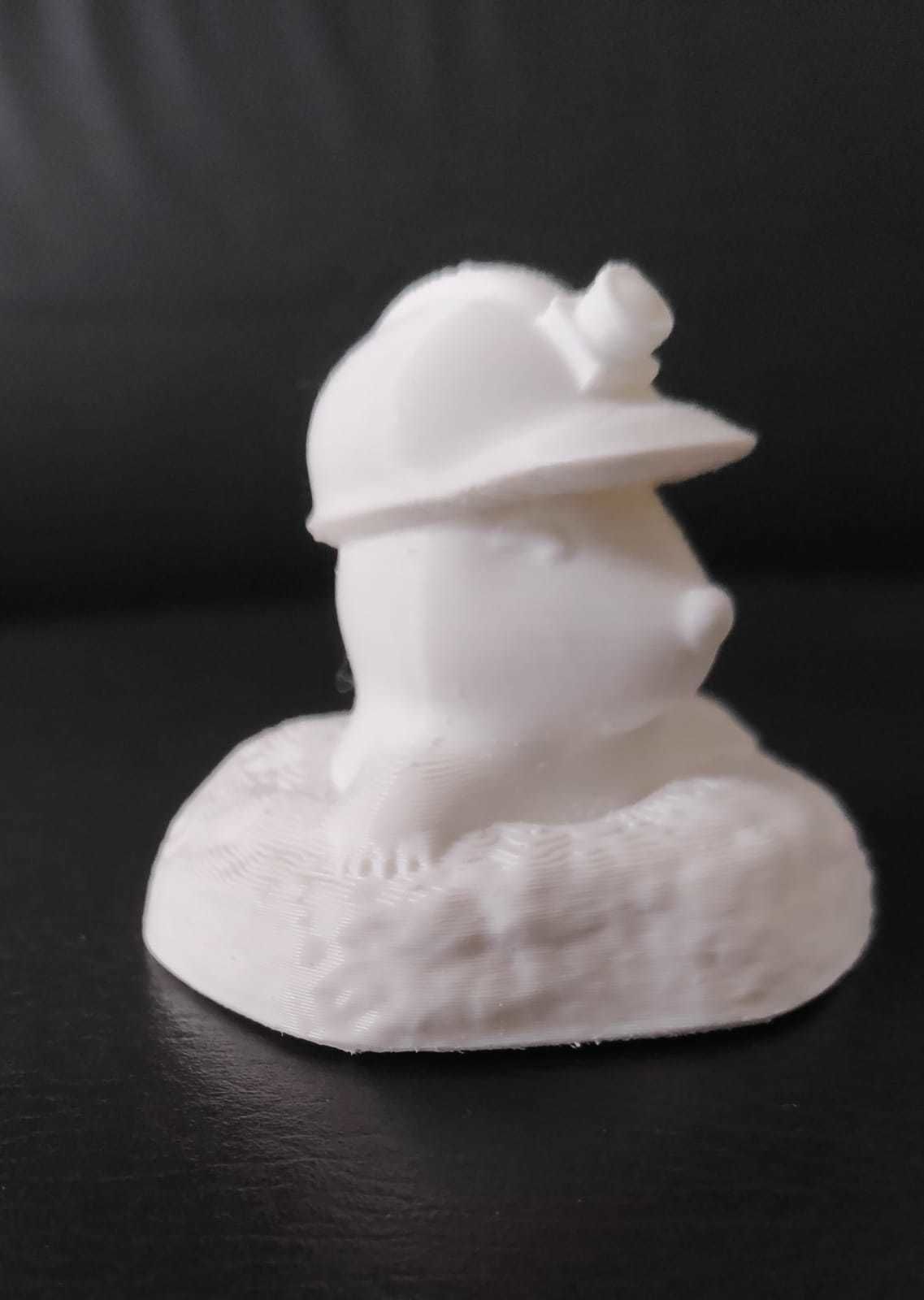 Mole with Helmet 3D print model_9