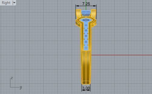 Halo cathedral ring 2526 3D print model 3D print model_6