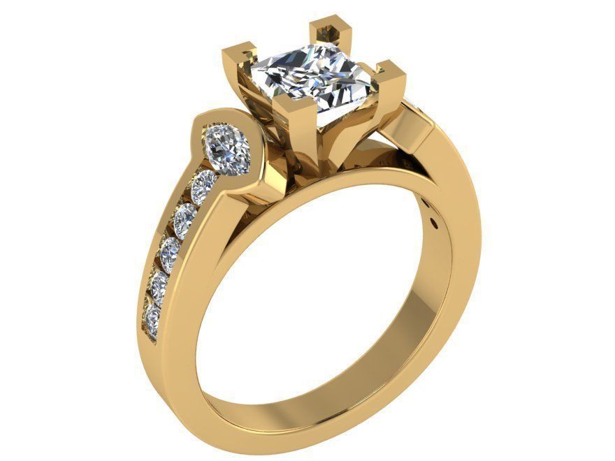 Halo cathedral ring 2526 3D print model 3D print model_1