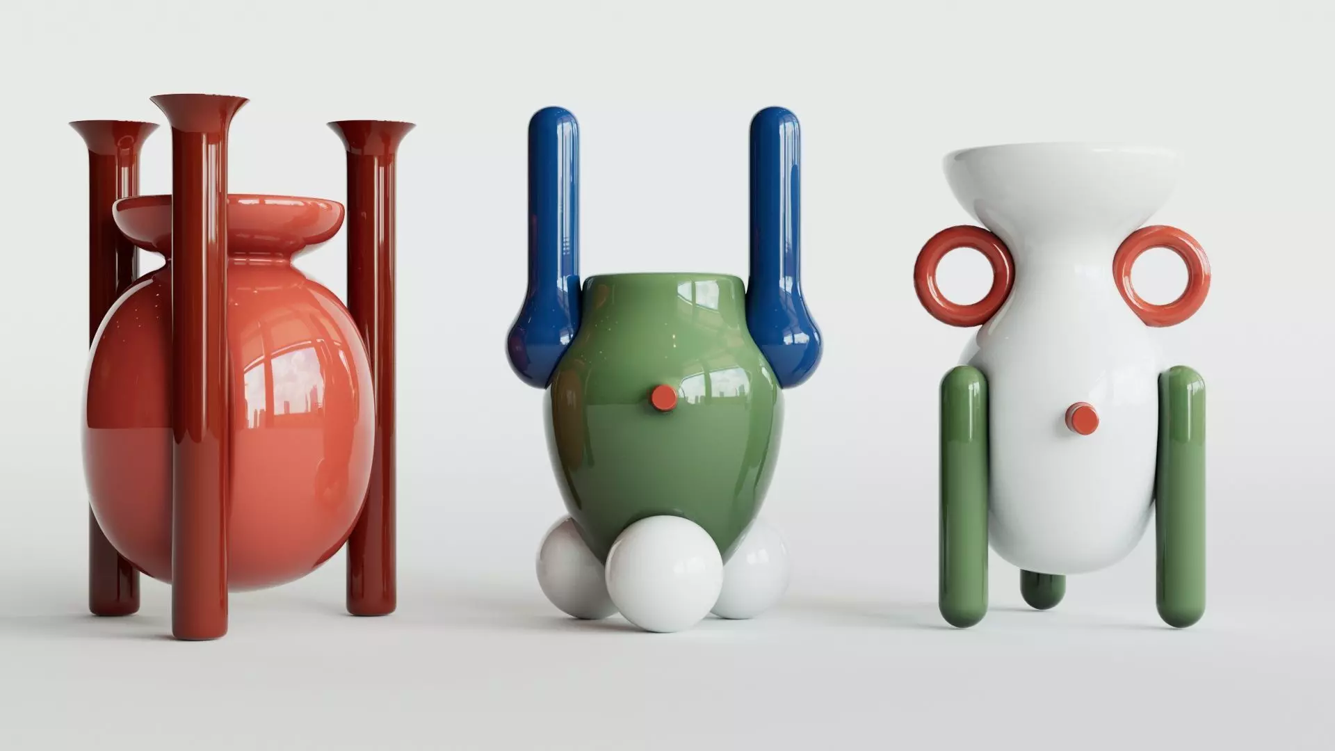 Explorer Vases 3D model