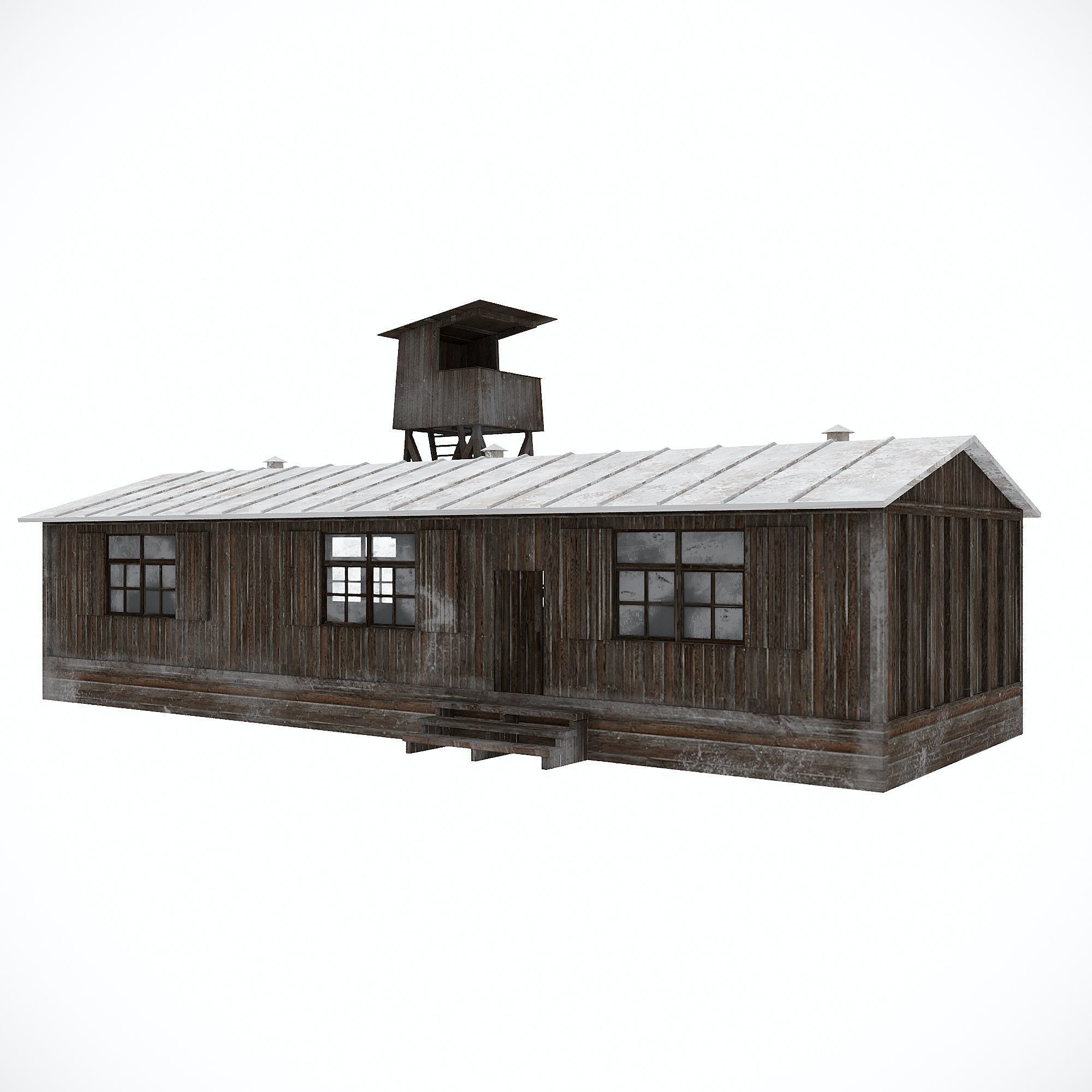 Military Watchtower Pack Low-poly 3D model Low-poly 3D model_14