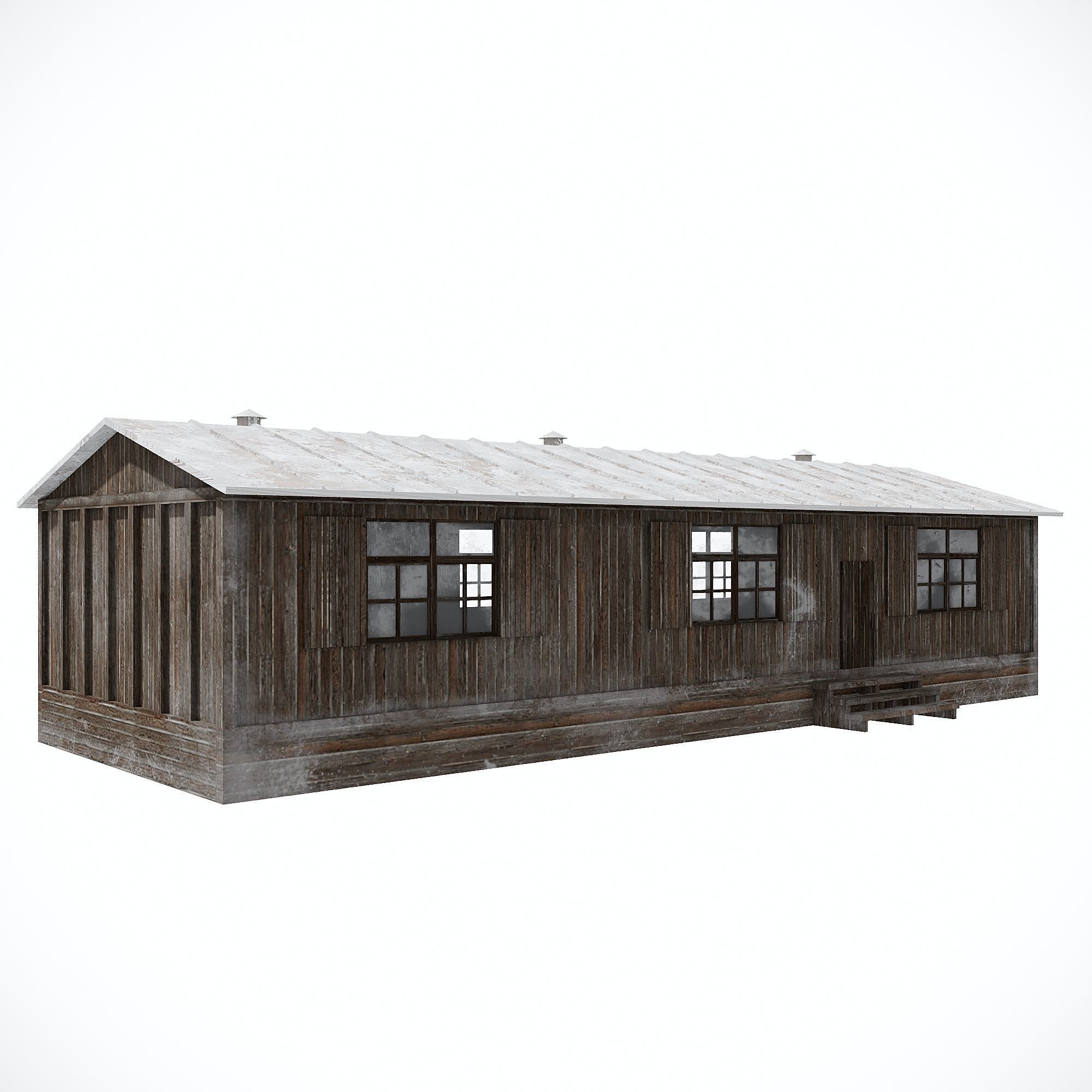 Military Watchtower Pack Low-poly 3D model Low-poly 3D model_4