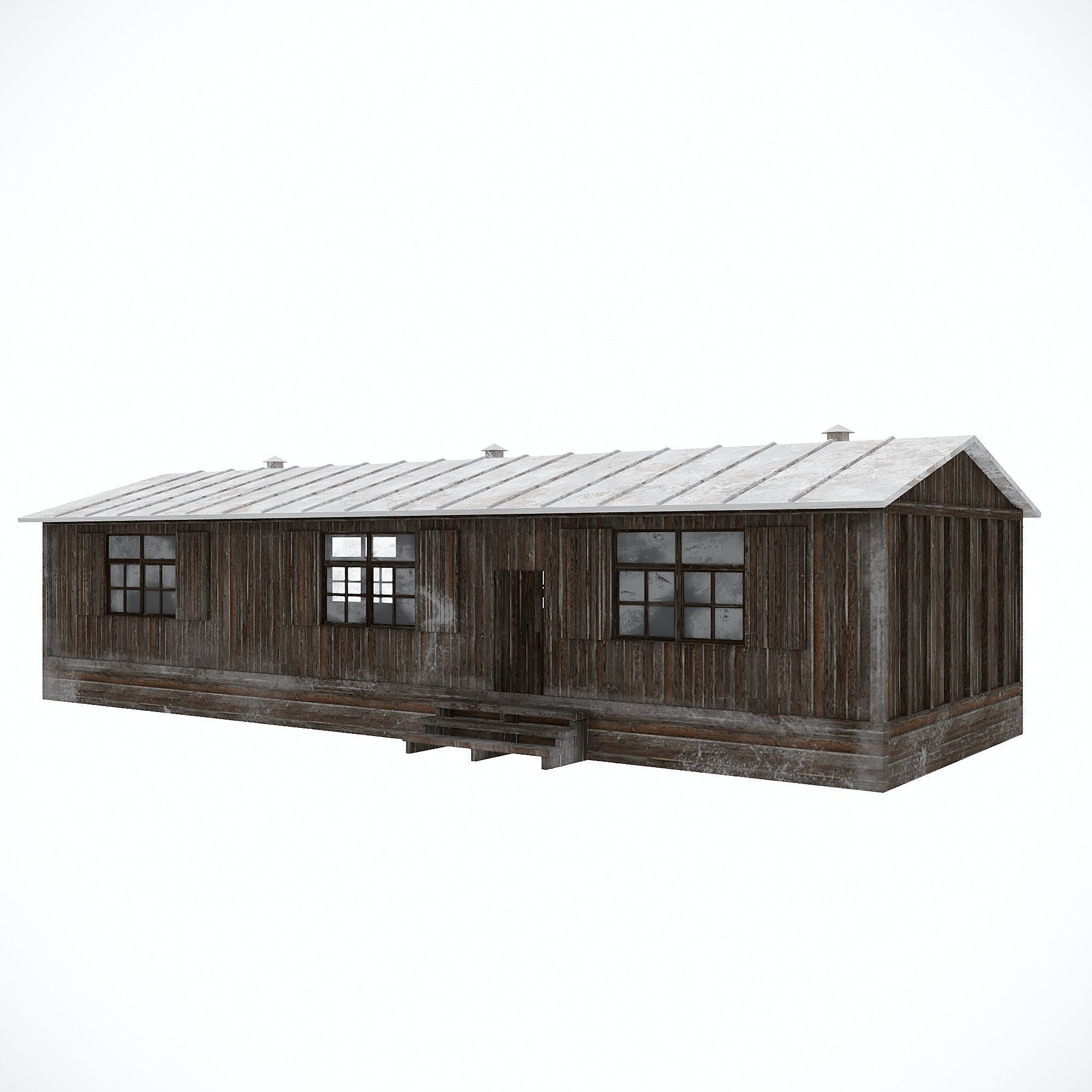 Military Watchtower Pack Low-poly 3D model Low-poly 3D model_6