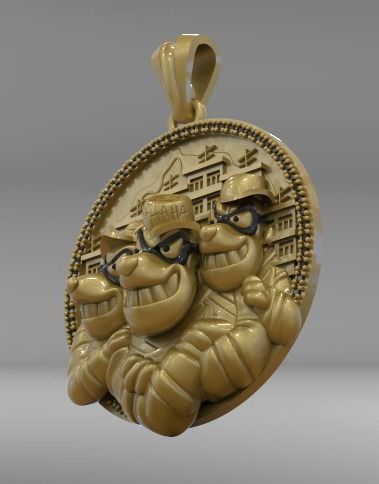 The Beagle Boys 3D print model_2