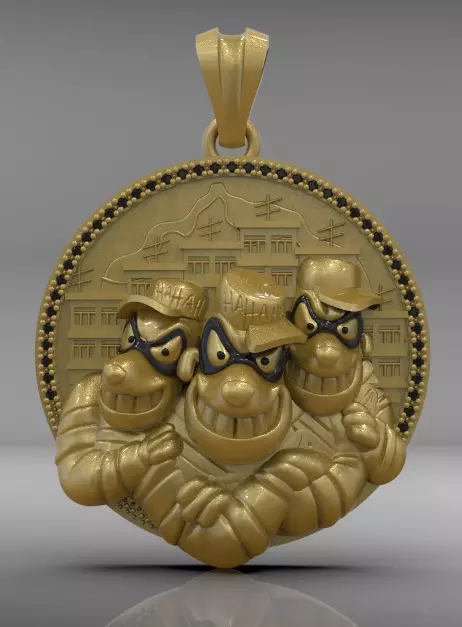 The Beagle Boys 3D print model_0