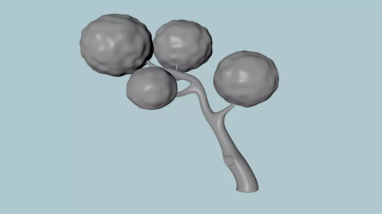 Exotic Trees 3D model_0