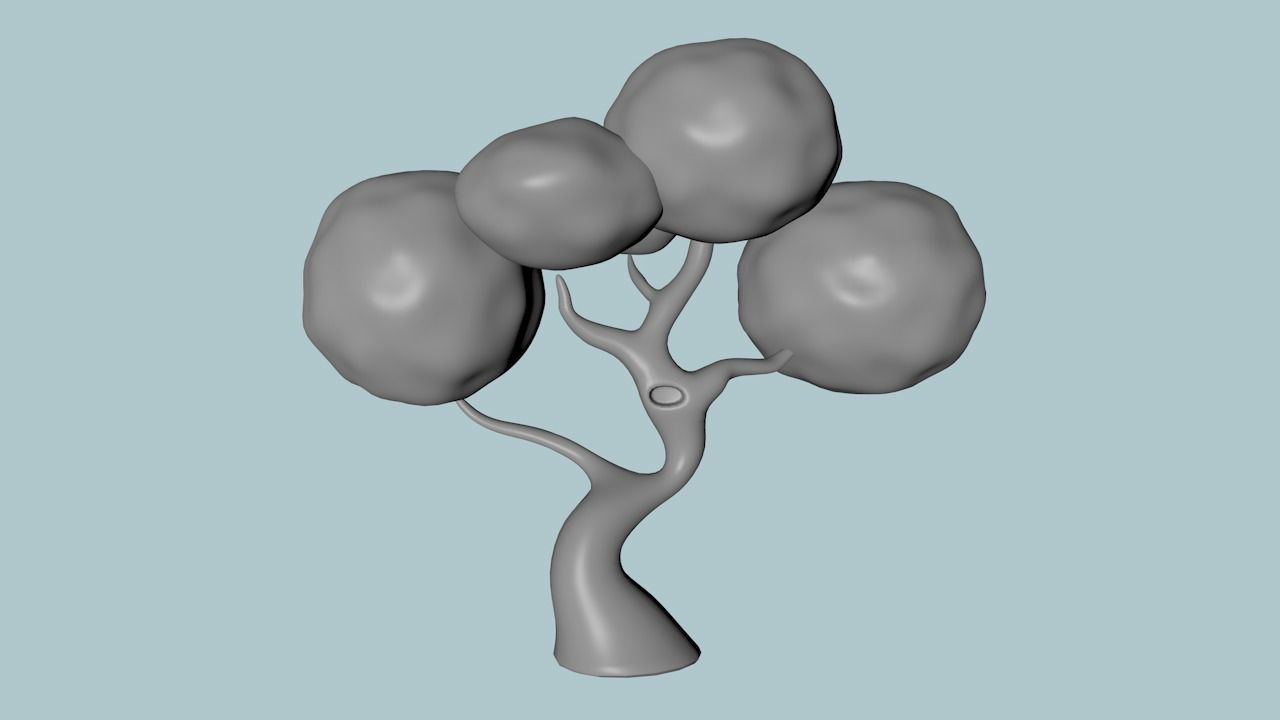 Exotic Trees 3D model_3