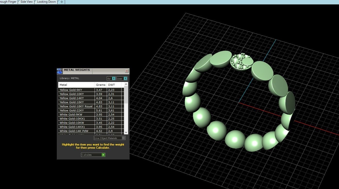 Ring  Luce Style 3D print model_8