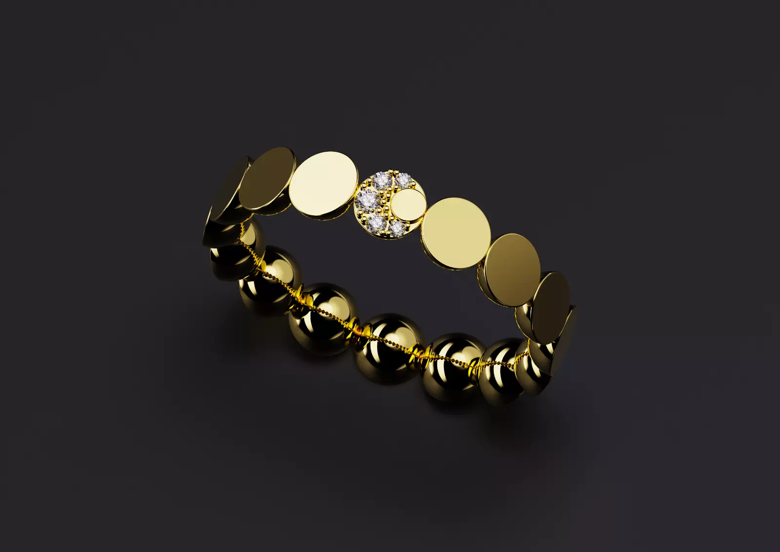 Ring  Luce Style 3D print model_0