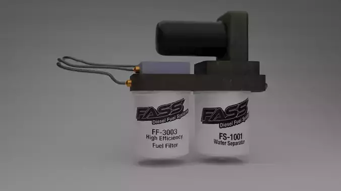FASS FUEL LIFT PUMP x FASS FUEL SYSTEM 3D model