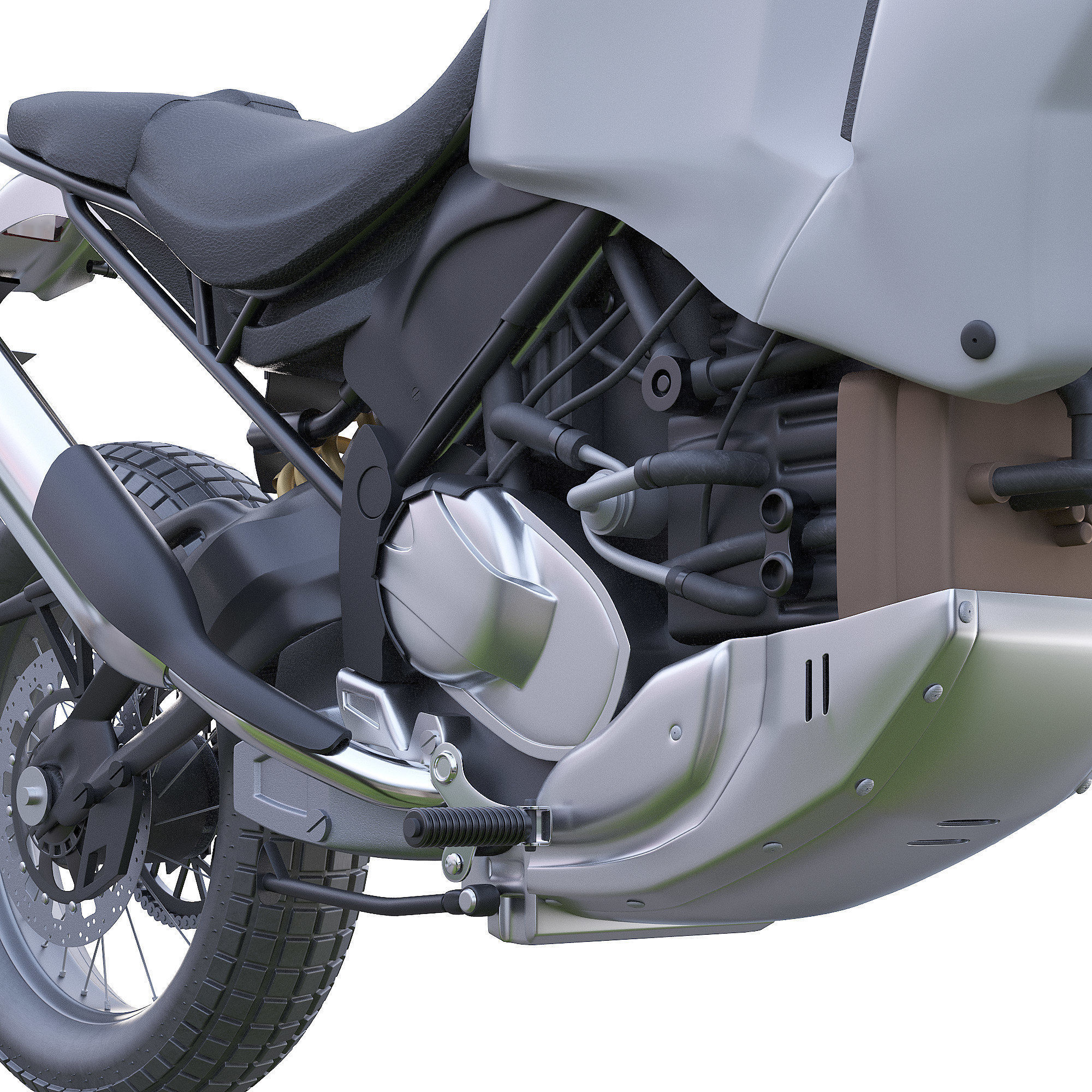 Dugatti motorcycle 3D model_3