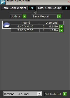 3-Stone Diamond ring 2534 3D print model 3D print model_8