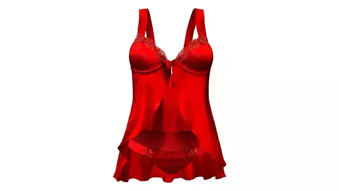 Babydoll Lingerie Camisole And Underwear Set