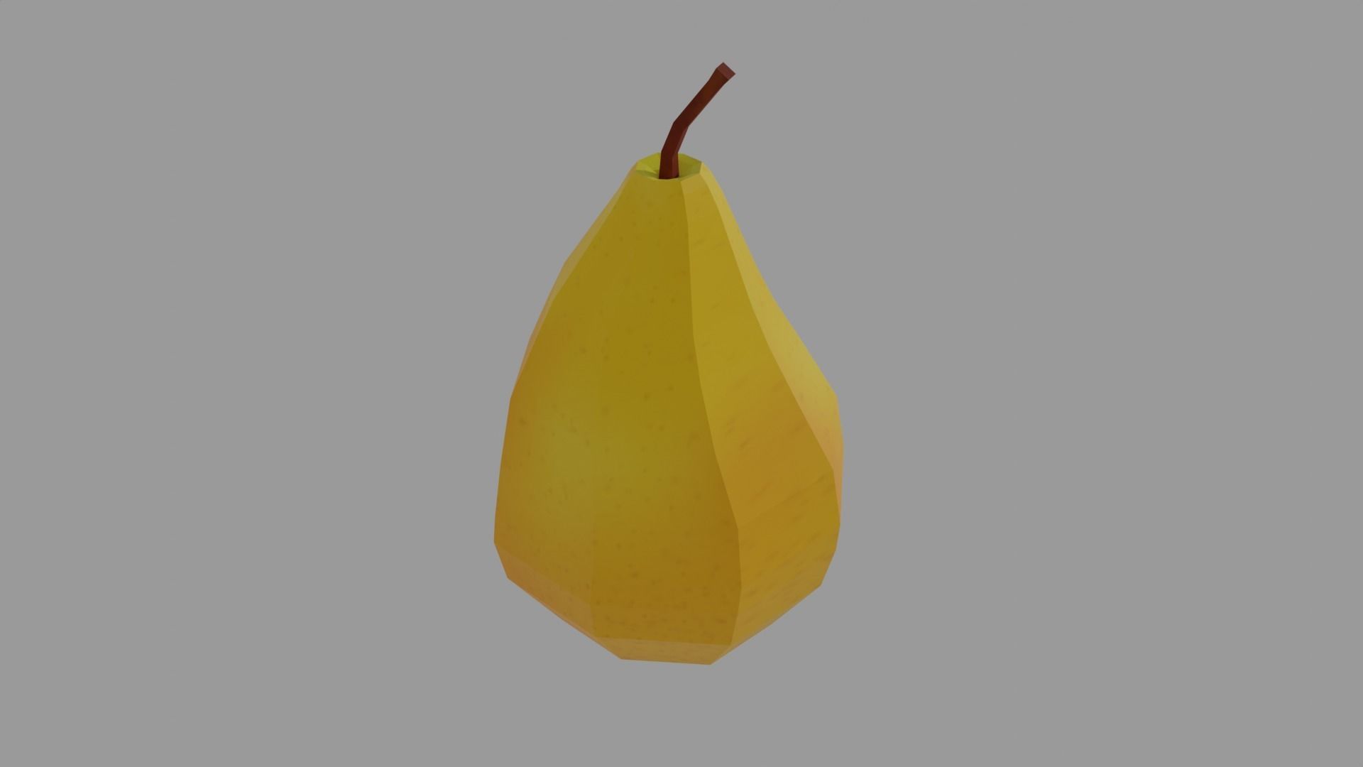 pack of low poly fruits 3D model_6
