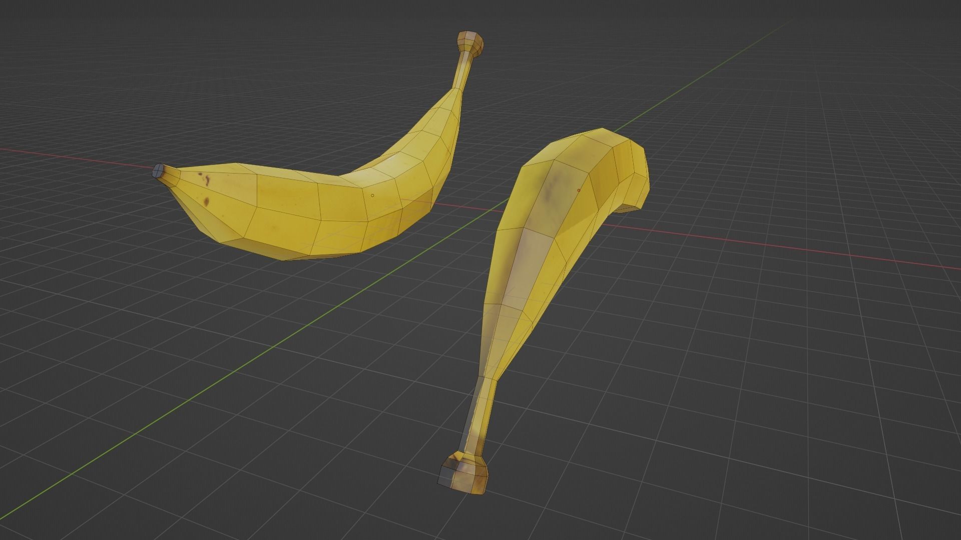 pack of low poly fruits 3D model_12