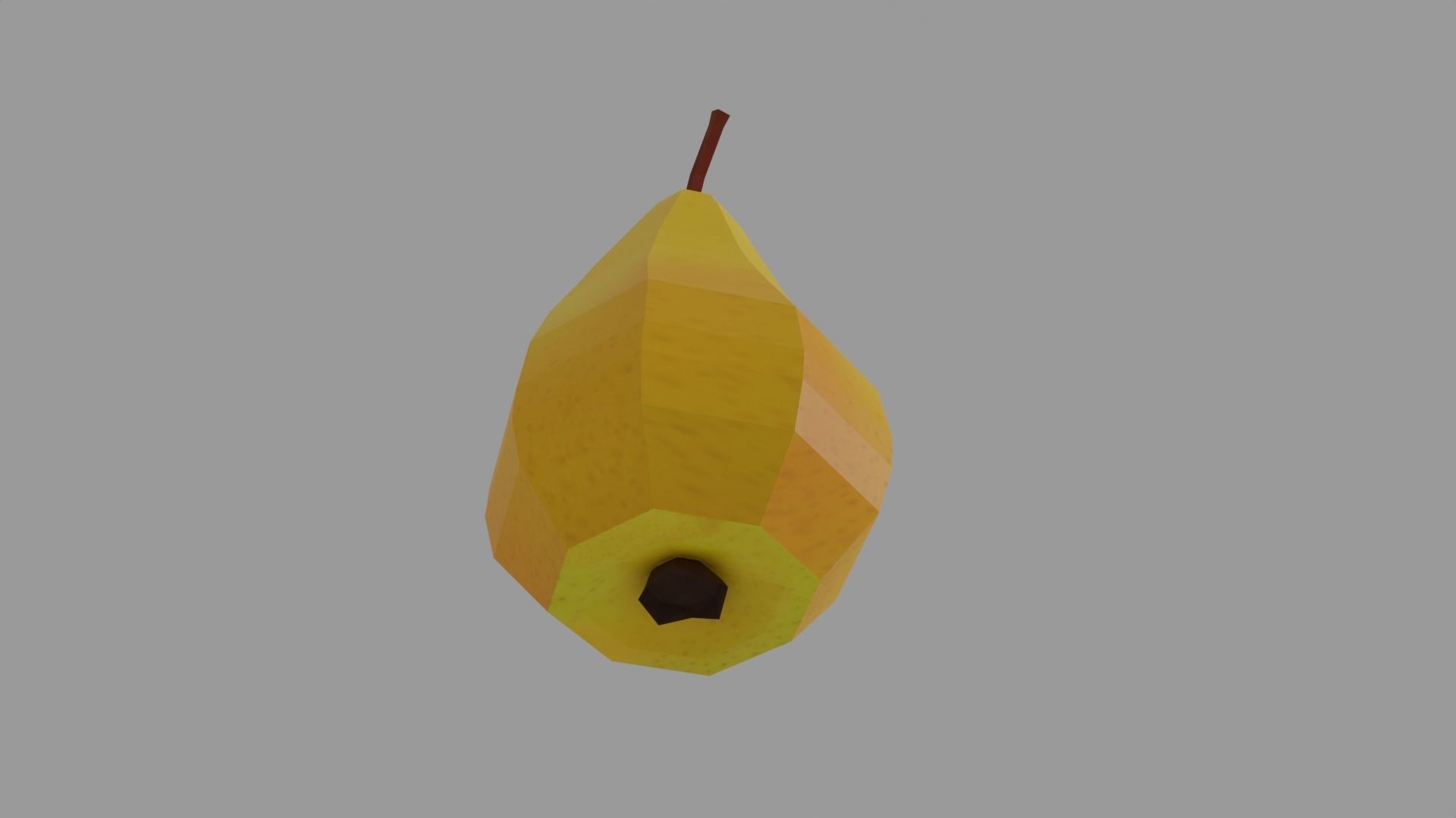 pack of low poly fruits 3D model_7