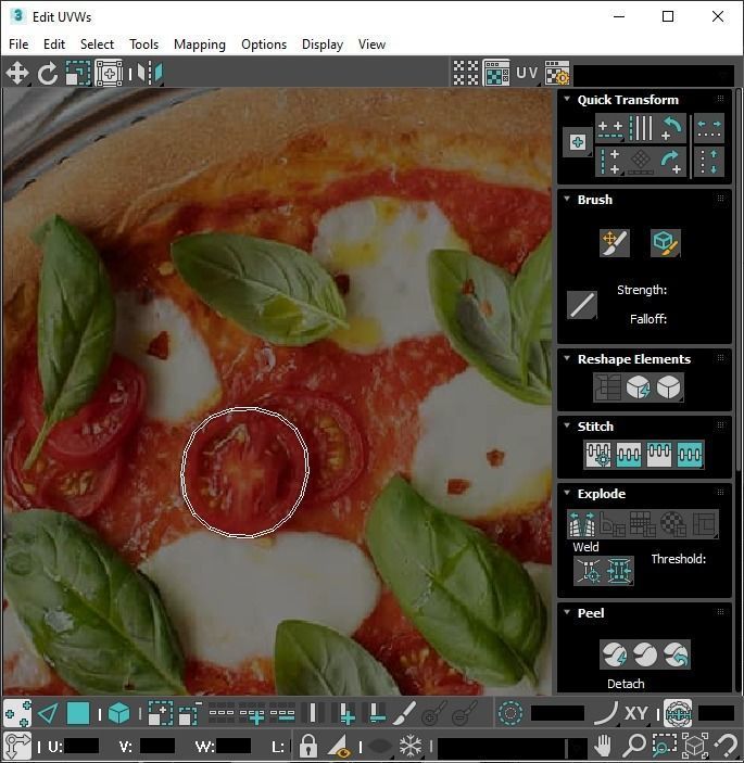 Margherita Pizza 3D model_49
