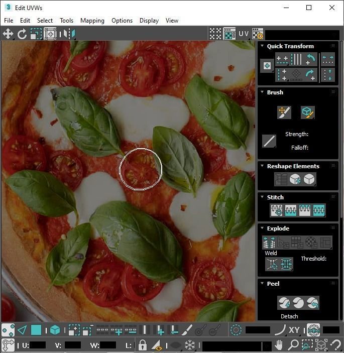 Margherita Pizza 3D model_25
