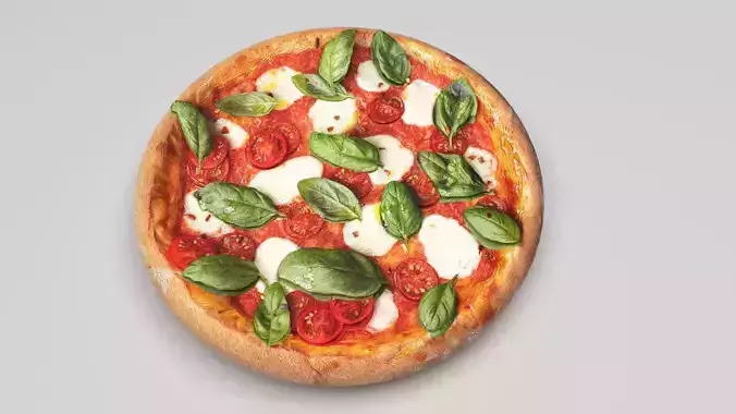 Margherita Pizza 3D model