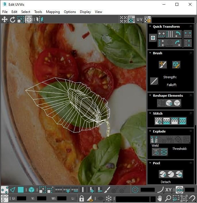 Margherita Pizza 3D model_35