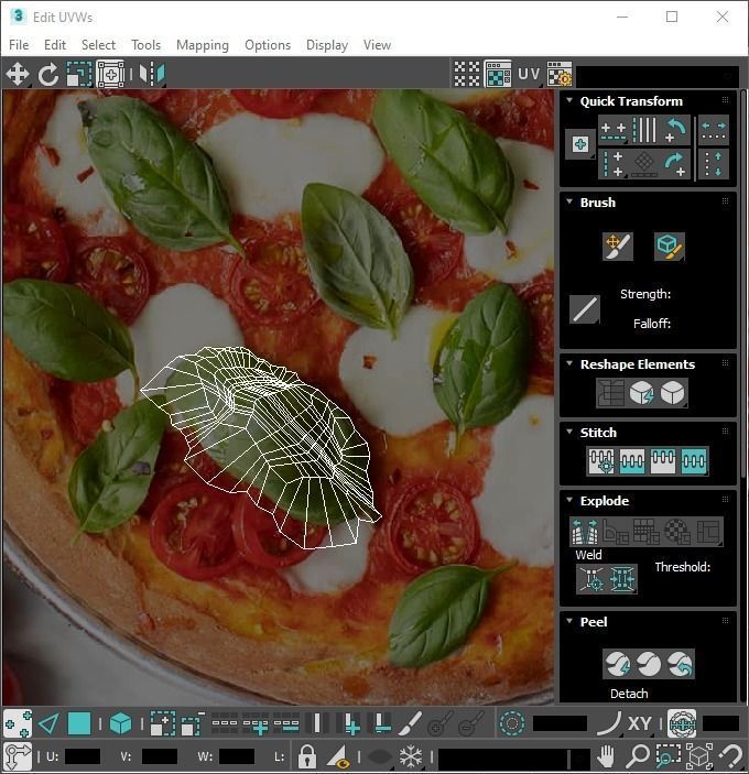 Margherita Pizza 3D model_37