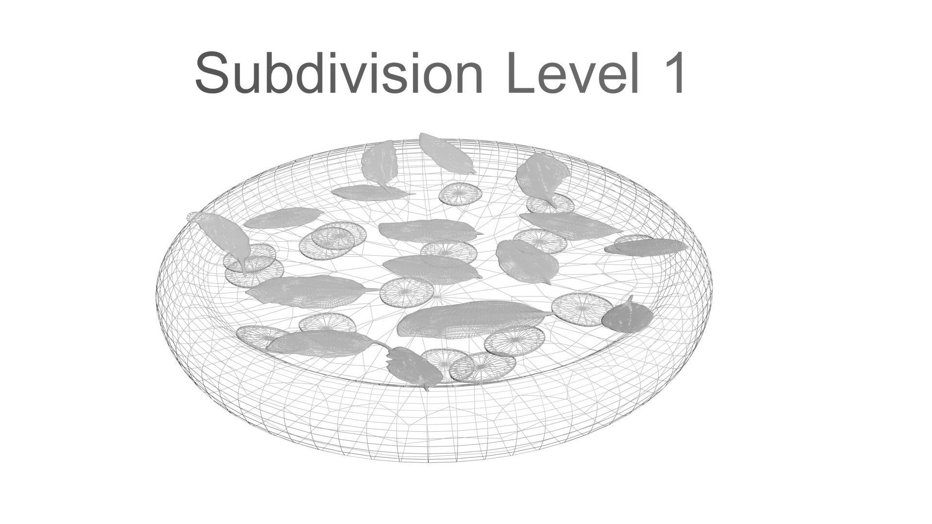 Margherita Pizza 3D model_18