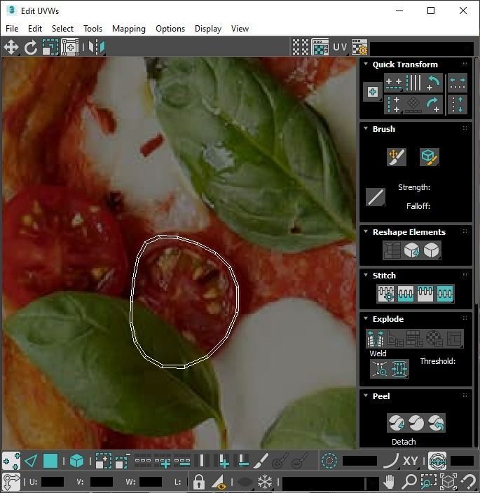 Margherita Pizza 3D model_23
