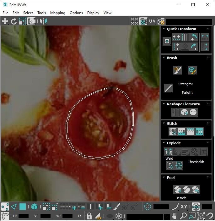 Margherita Pizza 3D model_50