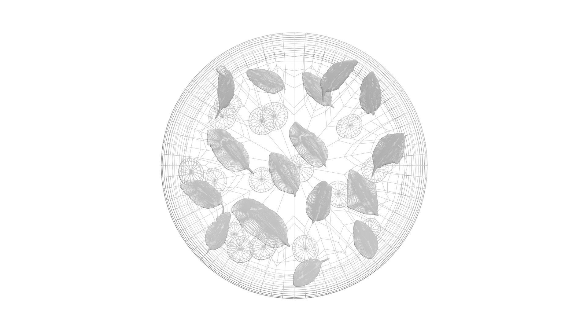 Margherita Pizza 3D model_17