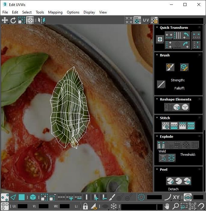 Margherita Pizza 3D model_36