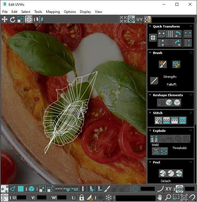 Margherita Pizza 3D model_43