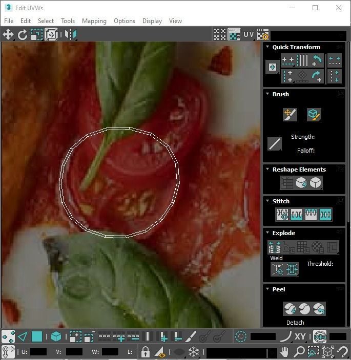 Margherita Pizza 3D model_47