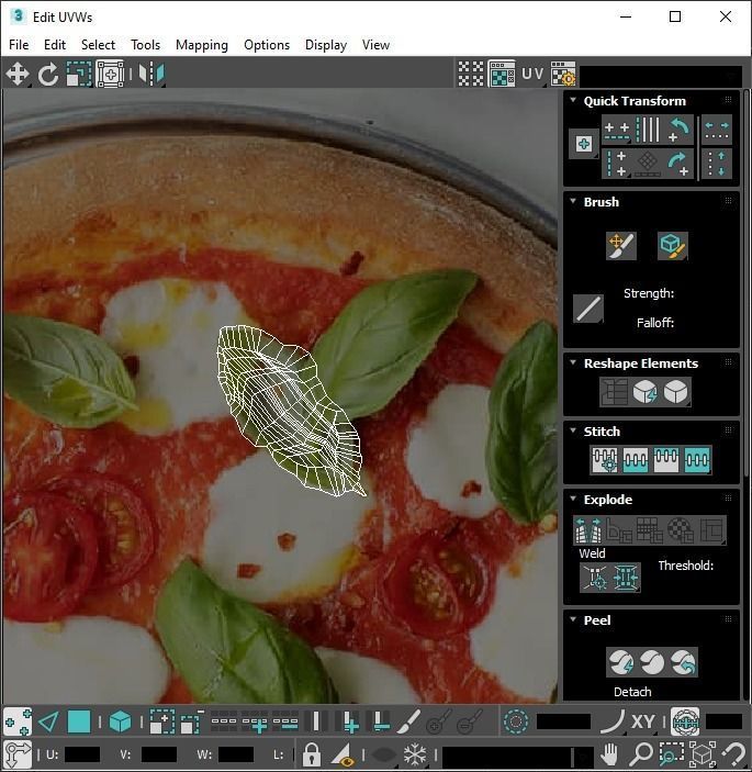 Margherita Pizza 3D model_34