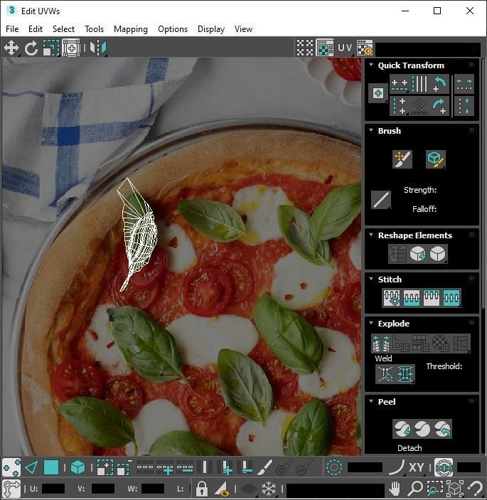 Margherita Pizza 3D model_32