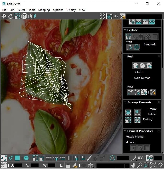 Margherita Pizza 3D model_45