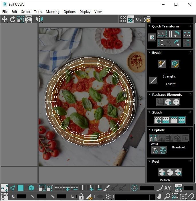 Margherita Pizza 3D model_28