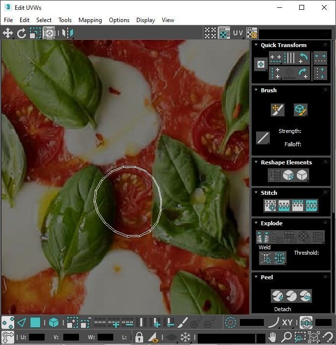 Margherita Pizza 3D model_53