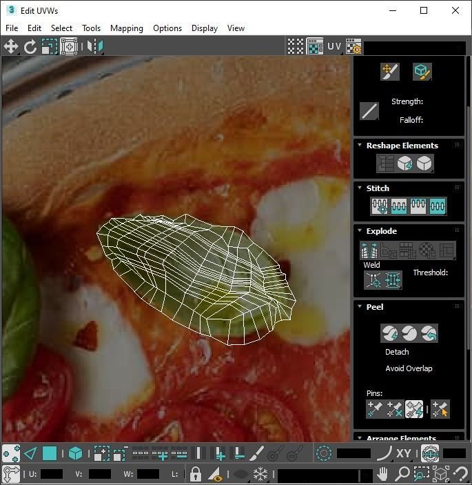 Margherita Pizza 3D model_30